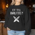 Historia De La Antigua Roma Bruta Julio César Sudadera Mujer Regalos divertidos