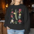 Vintage Botanicalintage Cactusintage Flower Botany Sudadera Mujer Regalos divertidos