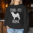 Vintage Shar-Pei Mama Sharpei Mom Dog Owner Mother Women Sweatshirt Personalized Gifts
