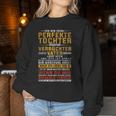 Women's Ich Bin Keine Perfect Daughter Sweatshirt Frauen Lustige Geschenke