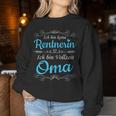 Women's Ich Bin Keine Rentnerin Ich Binollzeit Oma Rente Ruhestand Sweatshirt Frauen Lustige Geschenke