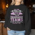 Women's Ich Bin Stolze Chefin Einer Unbelievably Fantastic Team Sweatshirt Frauen Lustige Geschenke