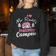 Women's Mir Reichts Ich Geh Camping Caravan Camper With-Neck Sweatshirt Frauen Lustige Geschenke