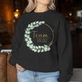 Women's Team Bride Stag Party Eucalyptus Sweatshirt Frauen Lustige Geschenke