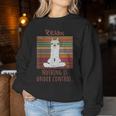 Yoga Outfit Ladies Girls Llama Buddha Sweatshirt Frauen Lustige Geschenke