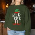 Beer Elf Family Outfit Family Partner Look Christmas Sweatshirt Frauen Lustige Geschenke