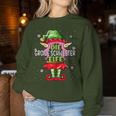 Big Sister Elf Christmas Family Christmas Sweatshirt Frauen Lustige Geschenke