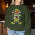 Big Sister Elf Christmas Outfit Christmas Family Sweatshirt Frauen Lustige Geschenke