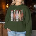 Christmas Horses Winter Pony Riding Sweatshirt Frauen Lustige Geschenke