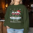 Christmas Red Wine Merry Christmas Reindeer Santa Claus Sweatshirt Frauen Lustige Geschenke