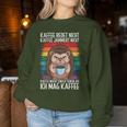 Coffee Talks Not Saying Christmas Fun Sweatshirt Frauen Lustige Geschenke