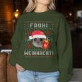 Frohi Weihnachti X Sad Hamster Meme Xmas Wine Mulled Wine Sweatshirt Frauen Lustige Geschenke