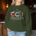 Ccu Nurse Christmas Critical Care Unit Xmas Girl Nurse Women Sweatshirt Funny Gifts
