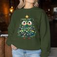 Girls Boys Owl Pyjamas Christmas Lights Sweatshirt Frauen Lustige Geschenke