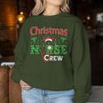 Nurse Christmas Reindeer Christmas Nurse Crew Sweatshirt Frauen Lustige Geschenke