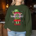 Nurse Elf Christmas Family Christmas Sweatshirt Frauen Lustige Geschenke