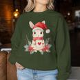 Rabbit Christmas Decoration Children Christmas Rabbit Sweatshirt Frauen Lustige Geschenke