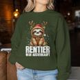 Reindeer War Sold Out Christmas Sloth Christmas Time Sweatshirt Frauen Lustige Geschenke