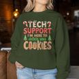 Tech Support Christmas Cookies For And Christmas Sweatshirt Frauen Lustige Geschenke