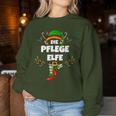 Women's Care Elf Christmas Elf Xmas Sweatshirt Frauen Lustige Geschenke