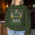 Most Wonderful Time For A Beer Ugly Christmas Sweater Sweatshirt Frauen Lustige Geschenke