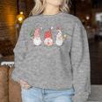 Women's Christmas Jumper Christmas Gnome Gnome Long-Sleeved Sweatshirt Frauen Lustige Geschenke