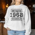 56Th Birthday 56 Years Old Born 1968 Gray Sweatshirt Frauen Lustige Geschenke