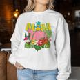 Aloha Hawaii Hawaii-Flamingo Children Nager Girls Toddler Blue Sweatshirt Frauen Lustige Geschenke