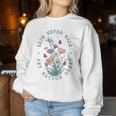 Anti Trump Floral Butterflies Democrat President Liberal Women Sweatshirt Unique Gifts