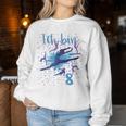 Children's 8Th Birthday Girls' Gymnastics Ich Bin 8 Sweatshirt Frauen Lustige Geschenke