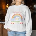 Children's Rainbow Ich Werde Große Schwester 2025 Sweatshirt Frauen Lustige Geschenke