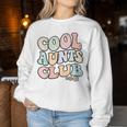 Cool Aunts Clubintage Floral Colorido Cool Aunts Club Aunt Sudadera Mujer Regalos divertidos