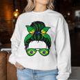 Costume Du Brésil Drapeau Brésil Chignon Brésil Pour Homme Sweat-shirt pour femme Cadeaux drôles