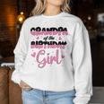 Grandpa Of The Birthday Girl Family Party Decorations Women Sweatshirt Personalized Gifts