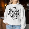 Heute Werf Ich Mich In Schorle Dubbeglas Palatinate Wine Festival Sweatshirt Frauen Lustige Geschenke