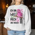 Ich Bin Wild Cheeky Und Endlich 11 Years 11Th Birthday Girl Sweatshirt Frauen Lustige Geschenke