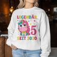 Kinder 5 Geburtstag Einhorn Mädchen 5 Jahre Alt Geburtstag Sweatshirt Frauen Lustige Geschenke