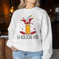 La Kölscheita X Fastelovend Carnival Cologne Beer Costume Sweatshirt Frauen Lustige Geschenke