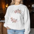 Mother Of The Bride Floral Blush Wedding Flowers Women Sweatshirt Personalized Gifts