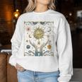 Mystical Snake Moon And Sun Tarot Card Crystals Sweatshirt Frauen Lustige Geschenke