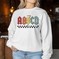 Rock Abcd Out Of School Kindergarten Teacher Appreciation Women Sweatshirt Unique Gifts
