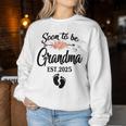 Soon To Be Grandma 2025 Mother's Day For New Grandma Women Sweatshirt Personalized Gifts