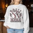 T-Ball Mama Mom Mother's Day Coquette -Ball Womens Women Sweatshirt Unique Gifts