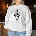 I Won't Be Remembered As A Woman Who Kept Her Mouth Shut Women Sweatshirt Funny Gifts