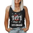 101 Days 1St Grade Dog 100 Days School 100Th Day Students Women Tank Top
