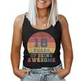 18Th Birthday Girl Daughter 18 Years Old Son Boys Retro Tank Top Frauen