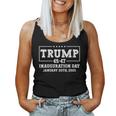 47 President Donald Trump Inauguration Day 2025 Memorabilia Women Tank Top
