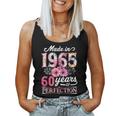 60 Year Old Made In 1965 Floral Flower 60Th Birthday Womens Women Tank Top