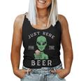 Alien And Beer Party Costume Tank Top Frauen