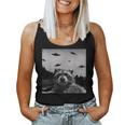 Alien UFO Raccoon | Women's Tank Top for Sci-Fi Fans